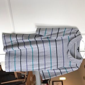 Cute sweater dress with scalloped collar